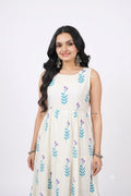 Printed Cotton Sleeveless Kurti