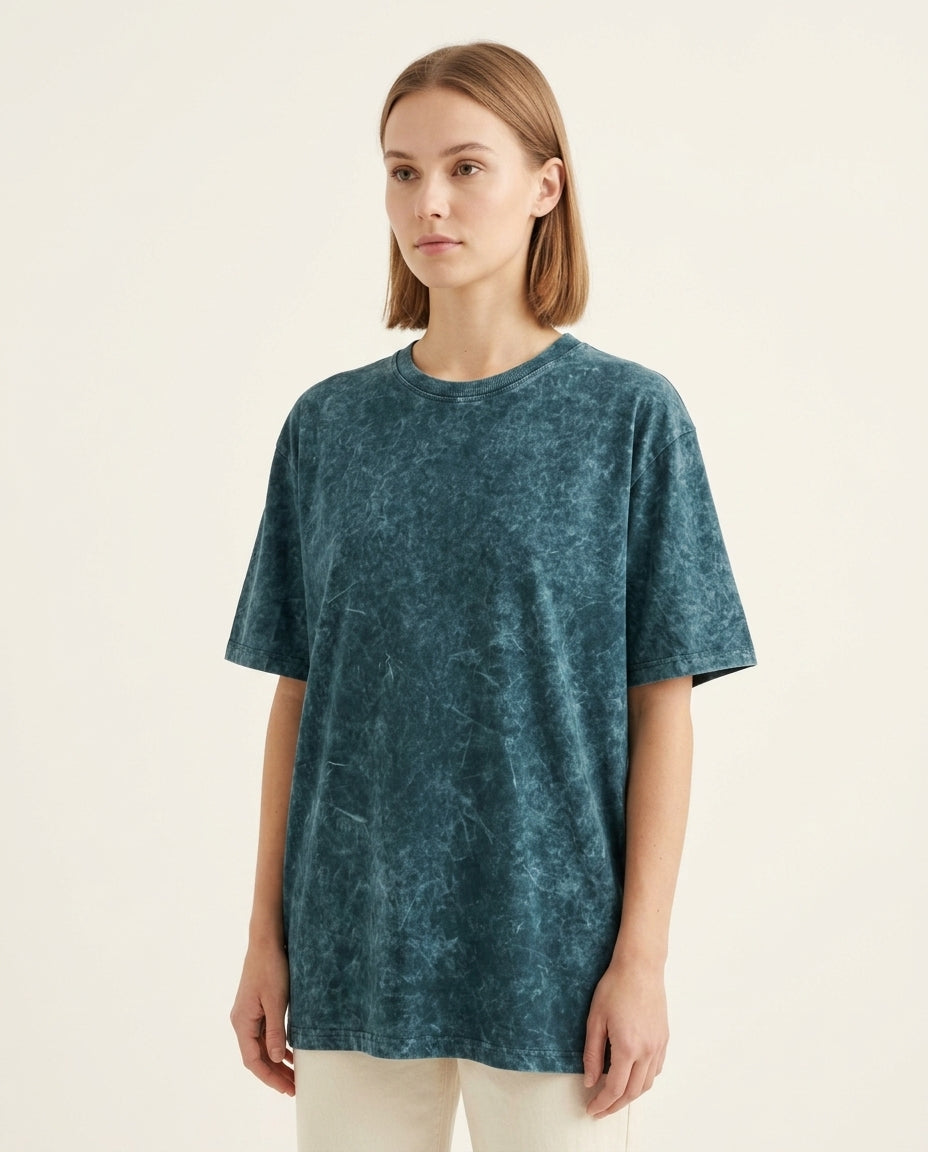 Oversized Fit Acid Wash T-Shirt